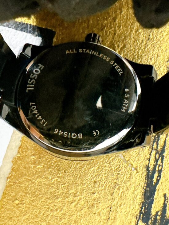 Fossil BQ1546 Multifunction Swarovski Crystal Carissa Women\'s Black Watch
